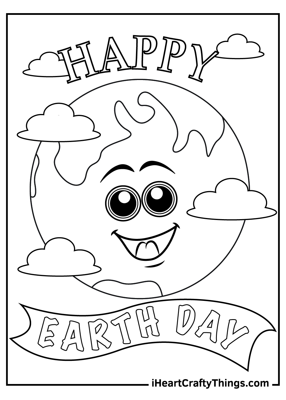 printable color pages earth creation