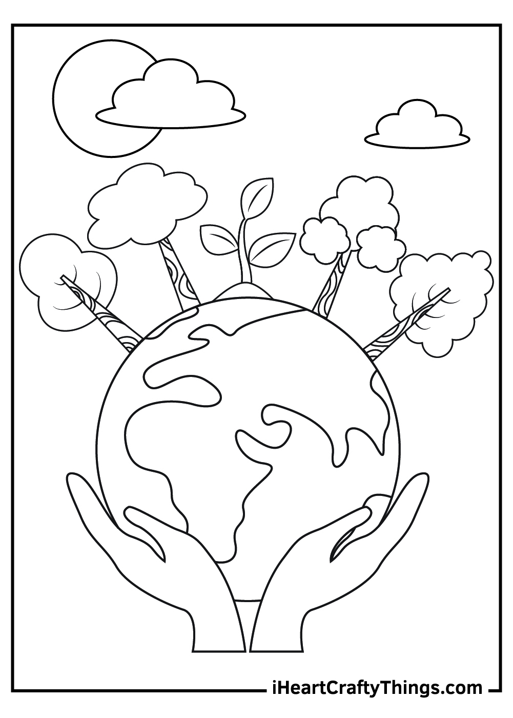 earth day coloring pages printable