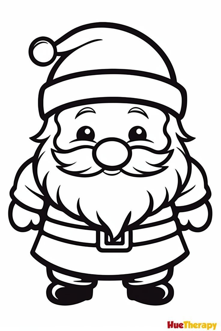10 Free Printable Santa Coloring Pages For Kids Kidscoloring