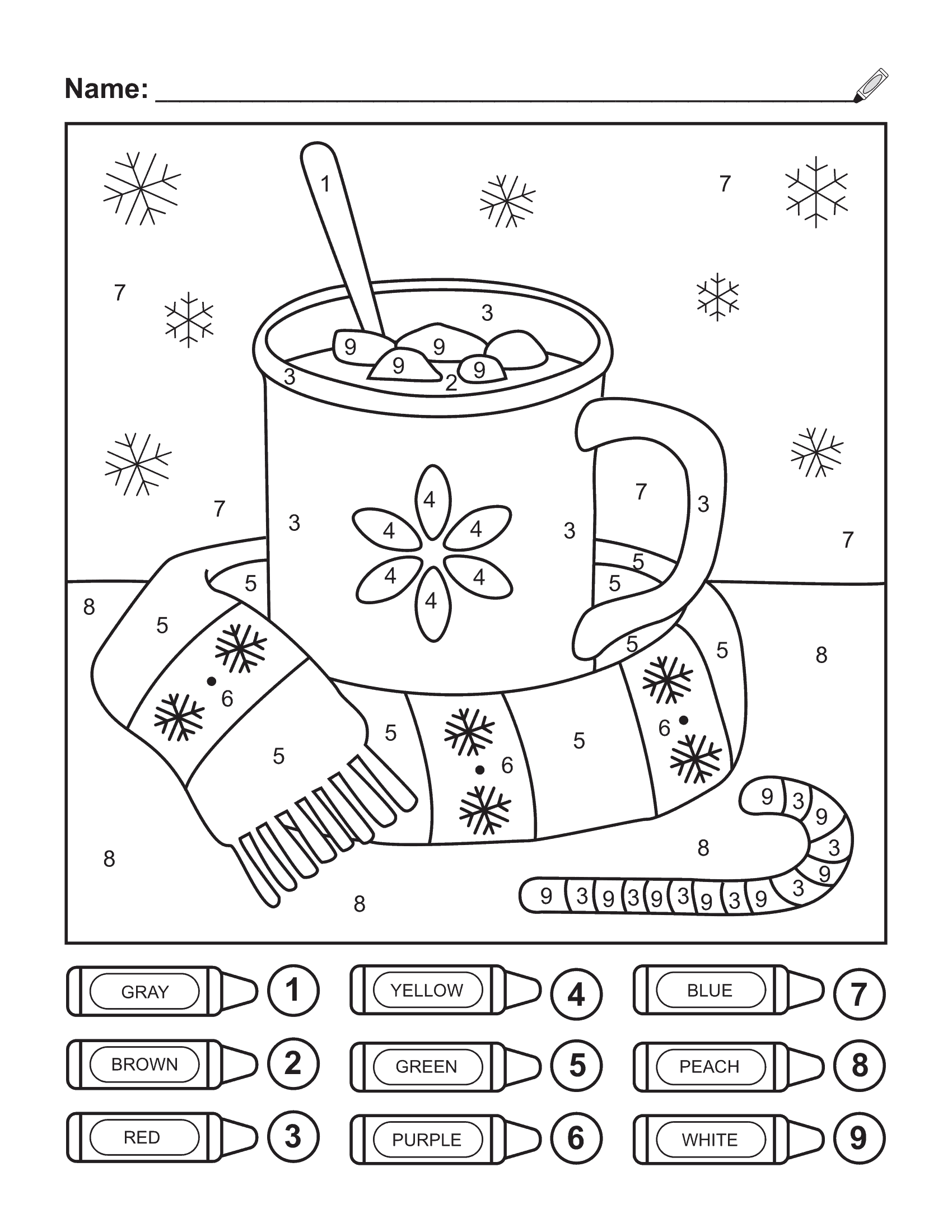 10 Winter Christmas Color By Number Coloring Pages For Kids A FREEBIE I Spy Fabulous 10 Winter Christmas Color By Number Coloring Pages For Kids A FREEBIE I Spy Fabulous