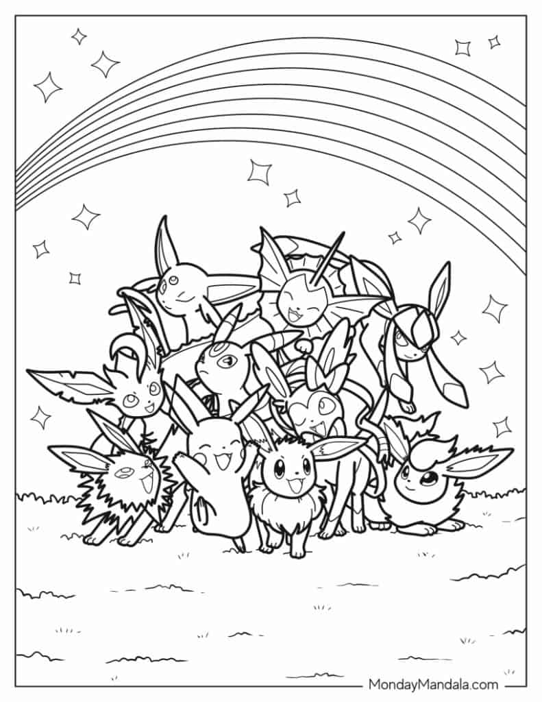 100 Pokemon Coloring Pages Free PDF Printables 