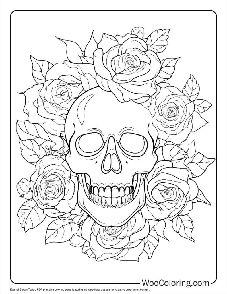 100 Tattoo Coloring Pages Free PDF To Print Woo Coloring
