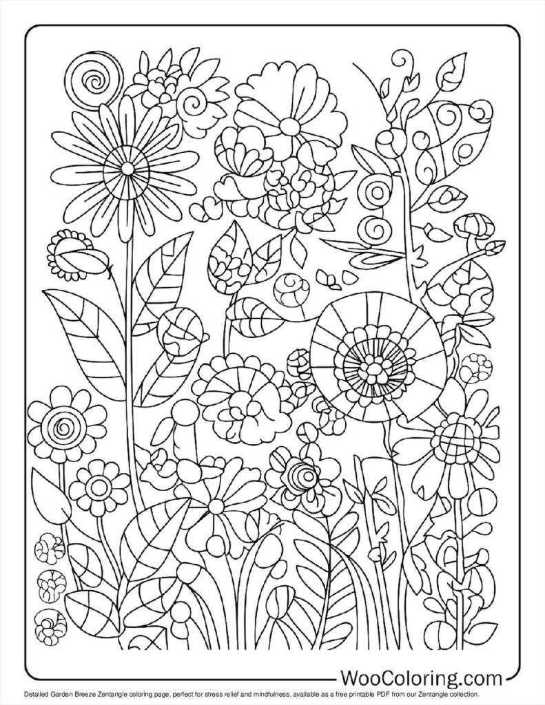 100 Zentangle Coloring Pages Free PDF To Print Woo Coloring 100 Zentangle Coloring Pages Free PDF To Print Woo Coloring