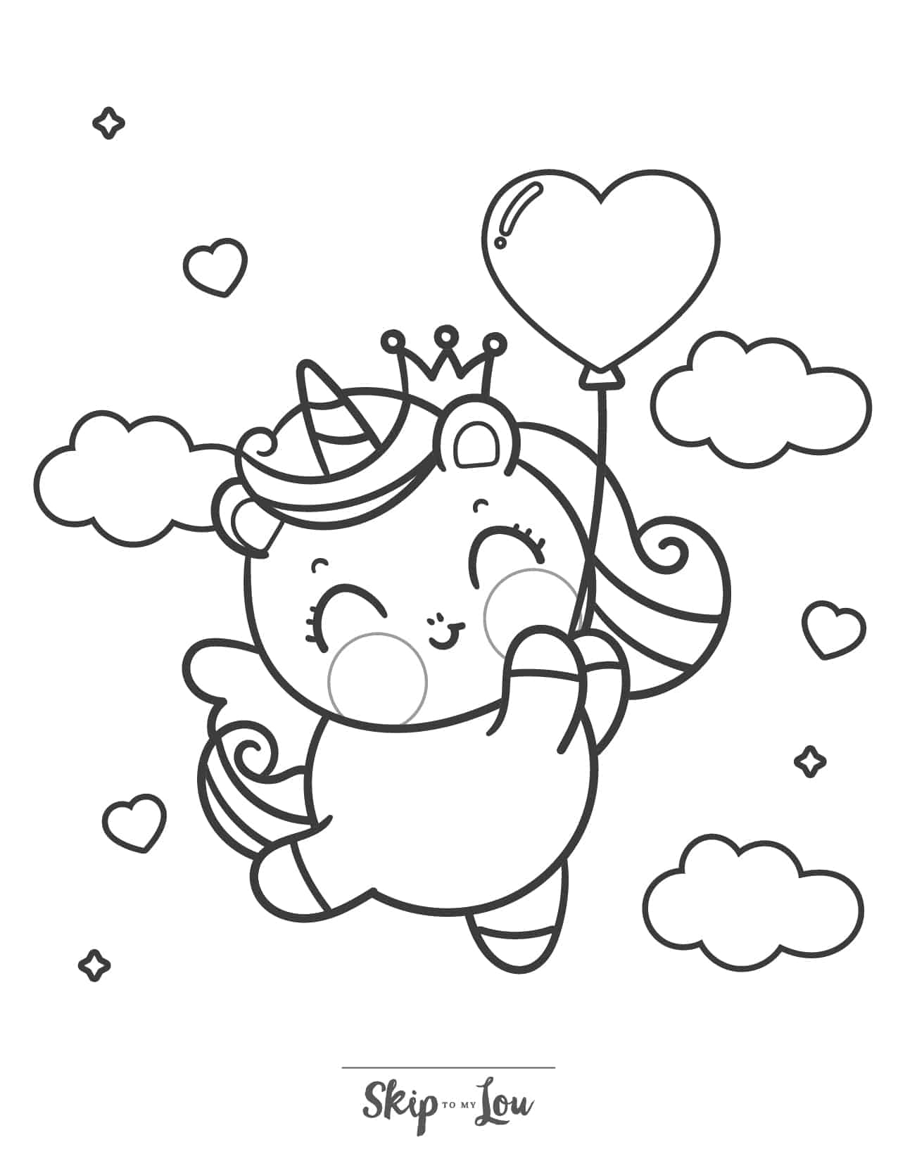 12 Free Printable Cute Coloring Pages Skip To My Lou