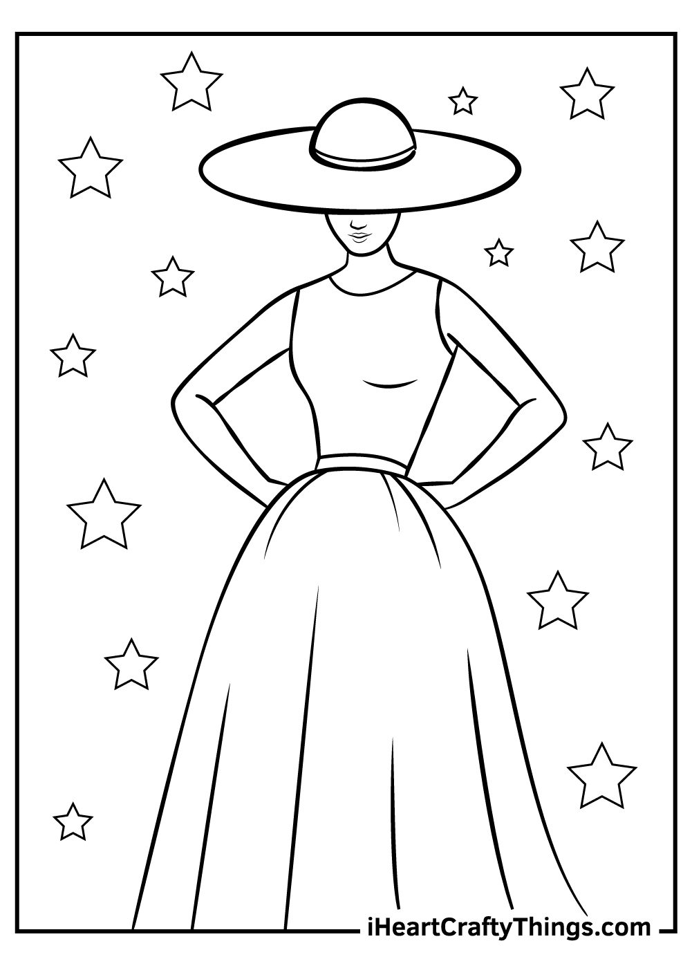 15 Fashion Coloring Pages 100 Free Printables 