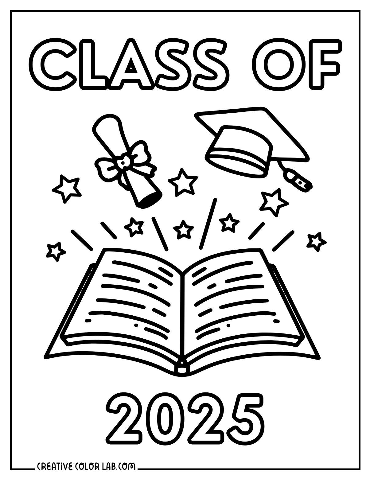 15 Graduation Coloring Pages Free PDF Printables