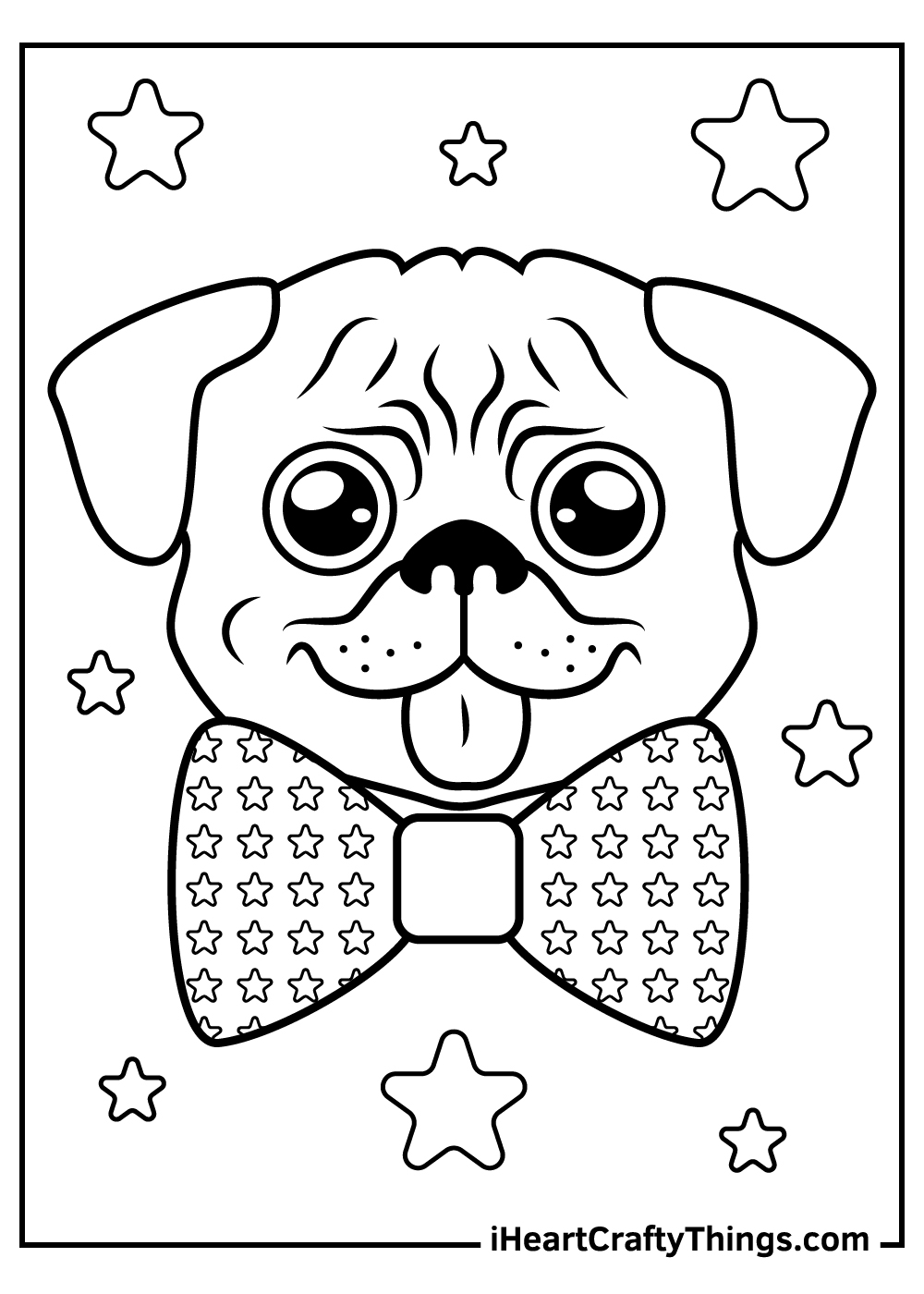 15 Pug Coloring Pages 100 Free Printables 