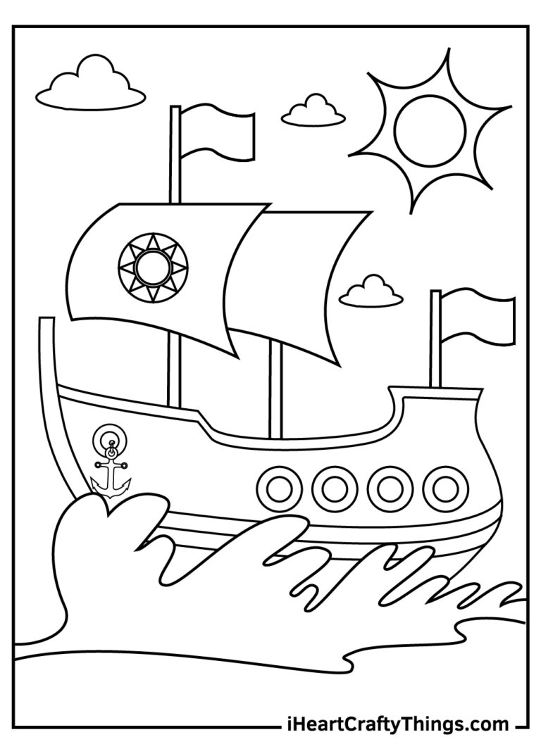 15 Ships And Boats Coloring Pages 100 Free Printables 