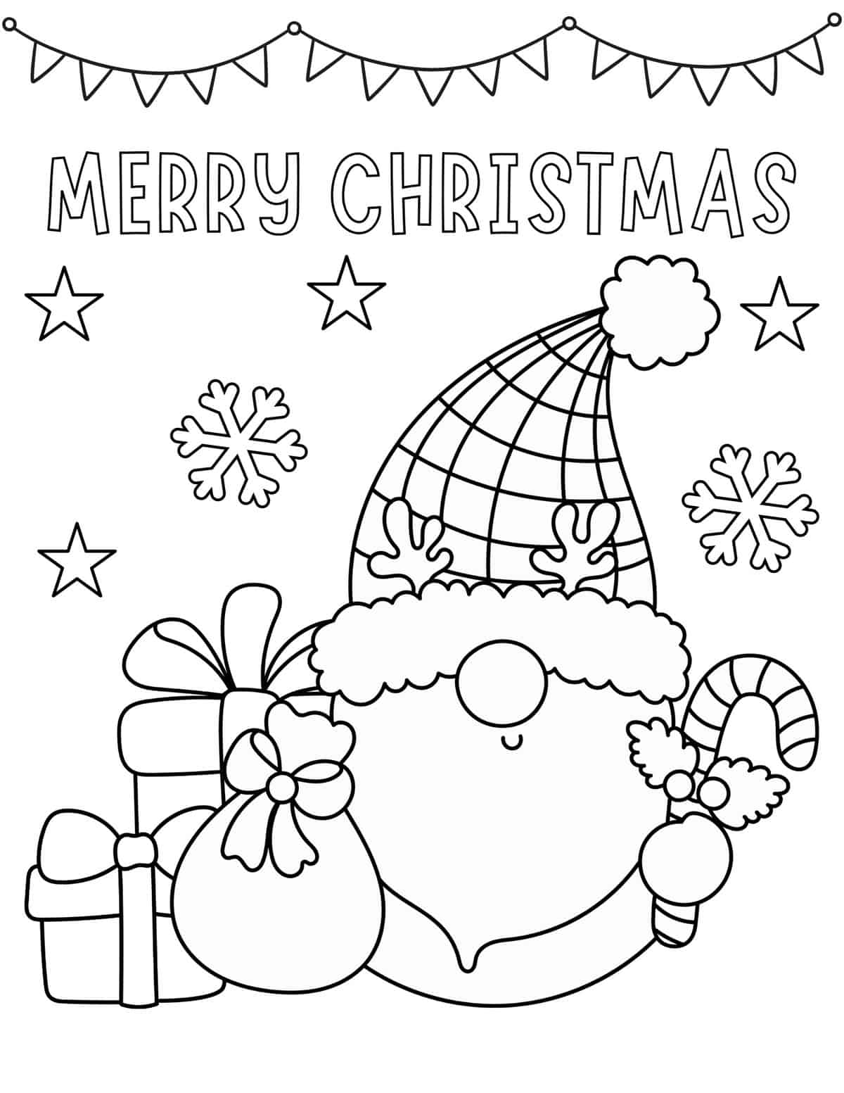 free printable christmas coloring posters
