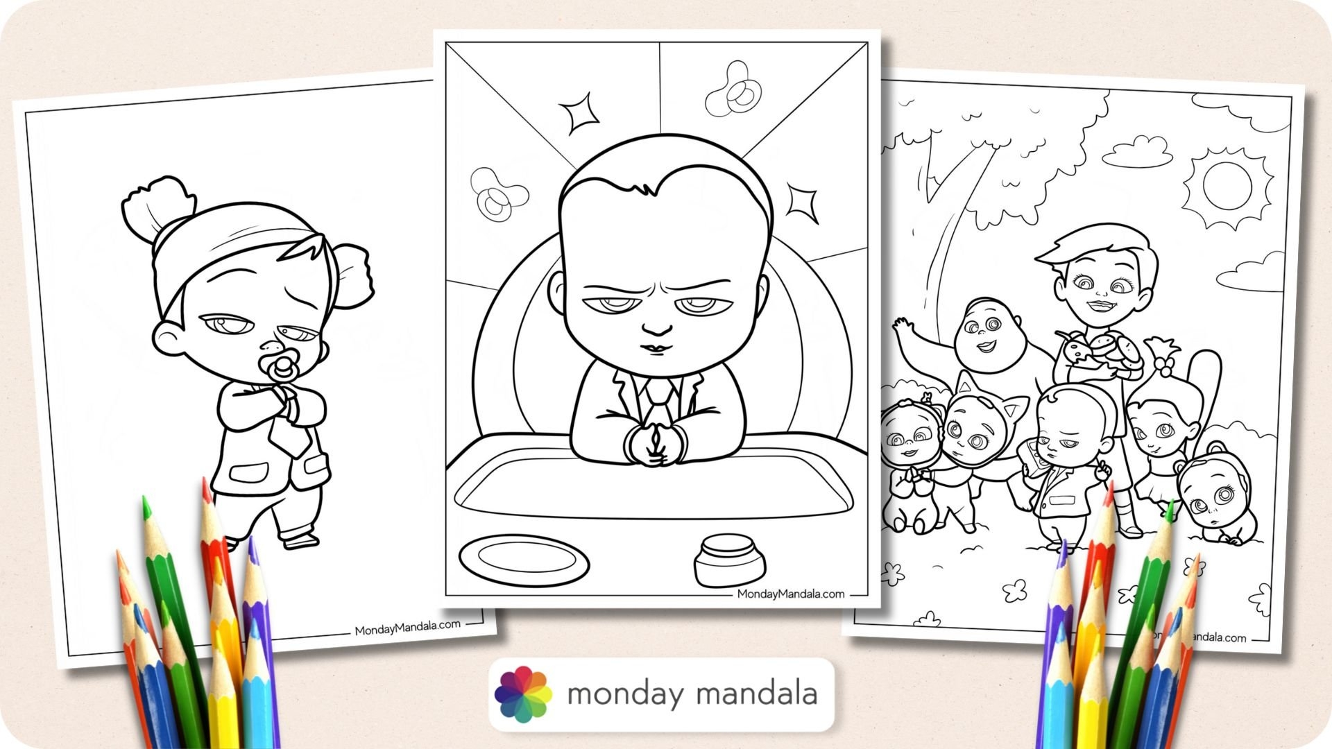 18 Boss Baby Coloring Pages Free PDF Printables 
