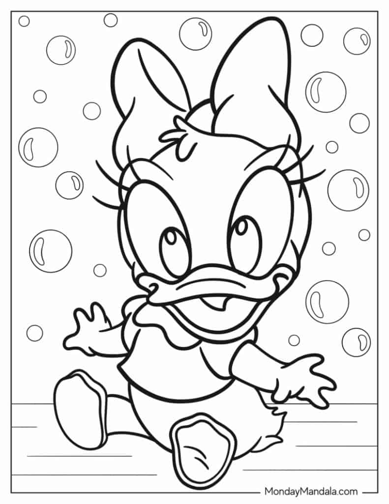 18 Daisy Duck Coloring Pages Free PDF Printables 