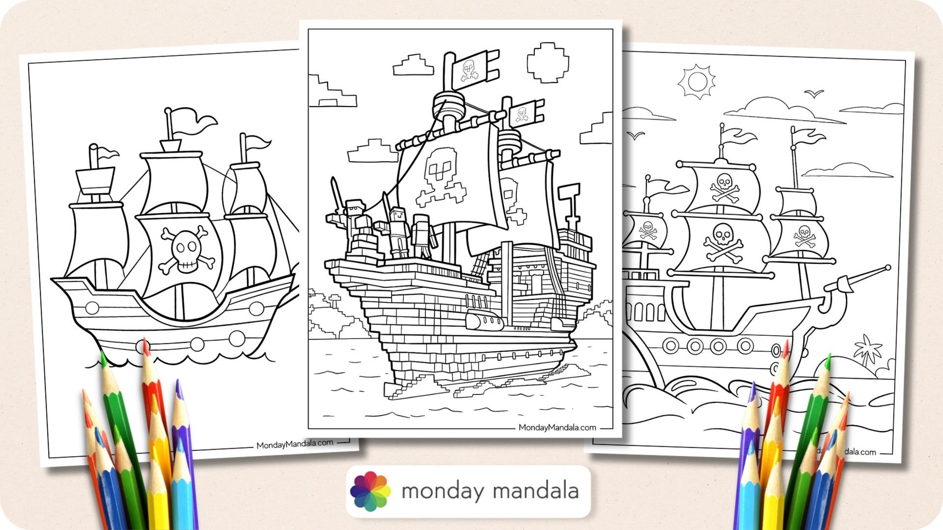 pirate coloring pages free printable pirate coloring pages free printable