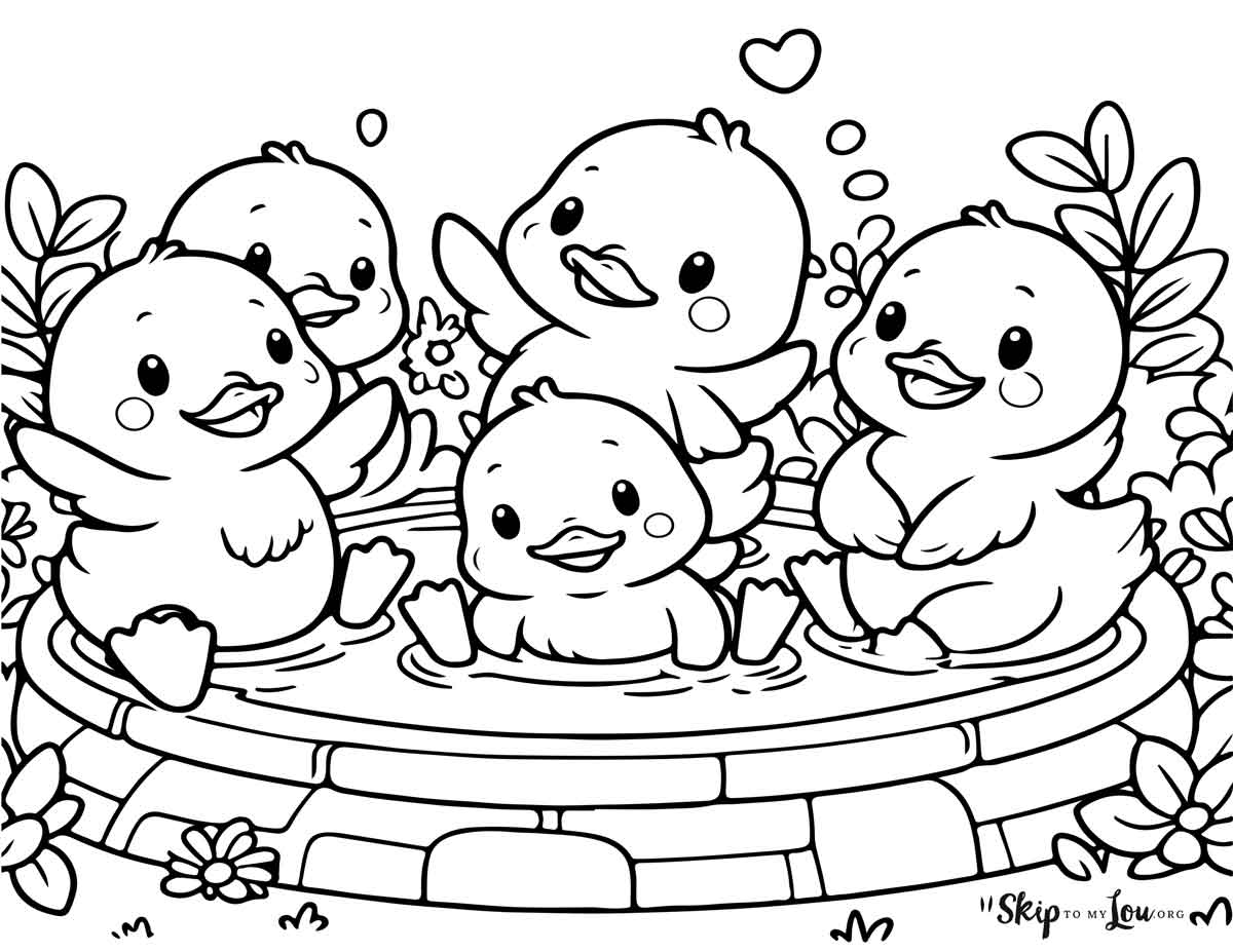 cute coloring pictures printable duck cute coloring pictures printable duck