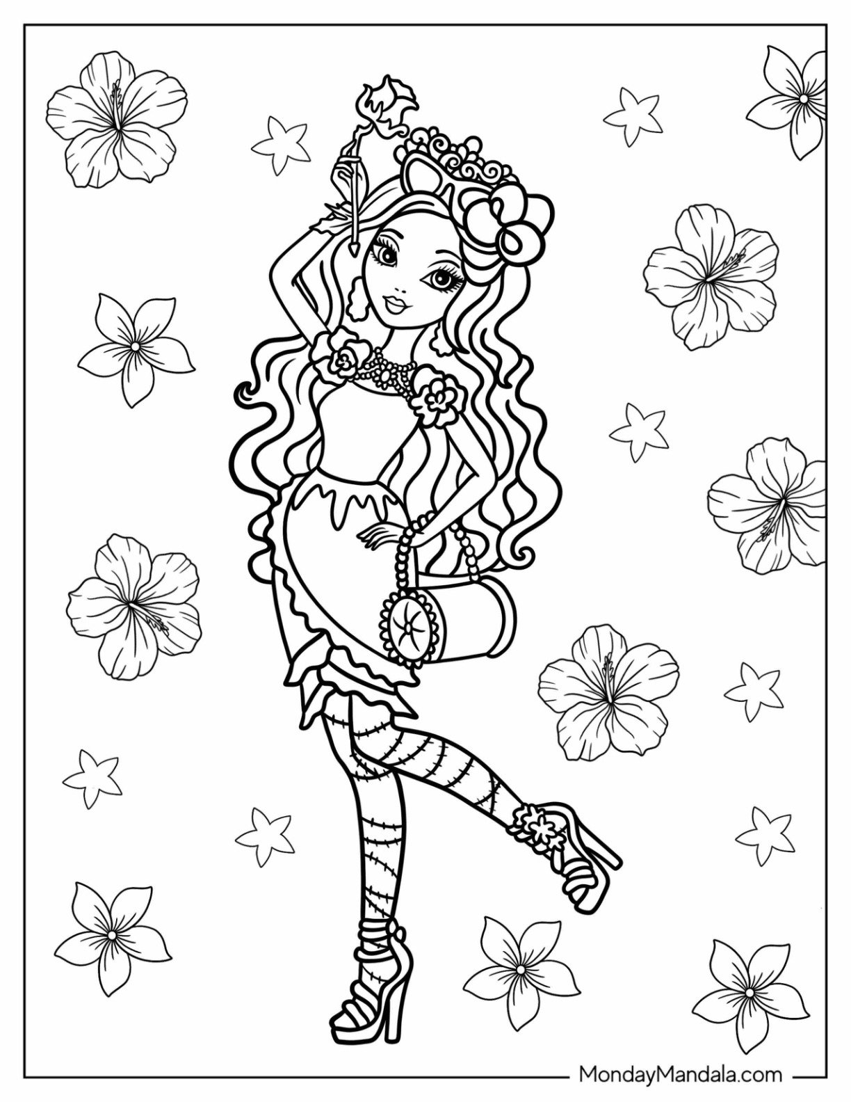20 Ever After High Coloring Pages Free PDF Printables 