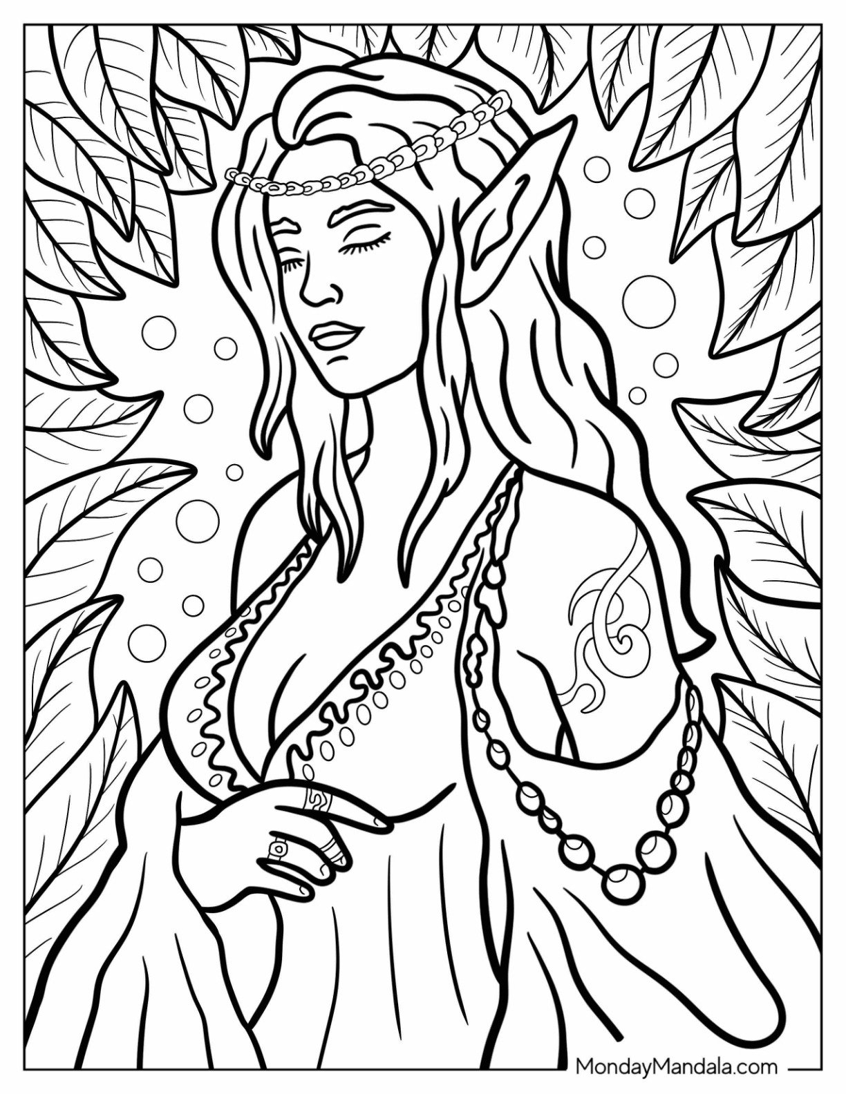 20 Fantasy Coloring Pages Free PDF Printables 