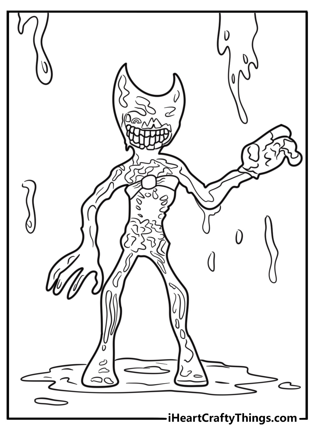 20 Free Bendy And The Ink Machine Coloring Pages For Kids 20 Free Bendy And The Ink Machine Coloring Pages For Kids