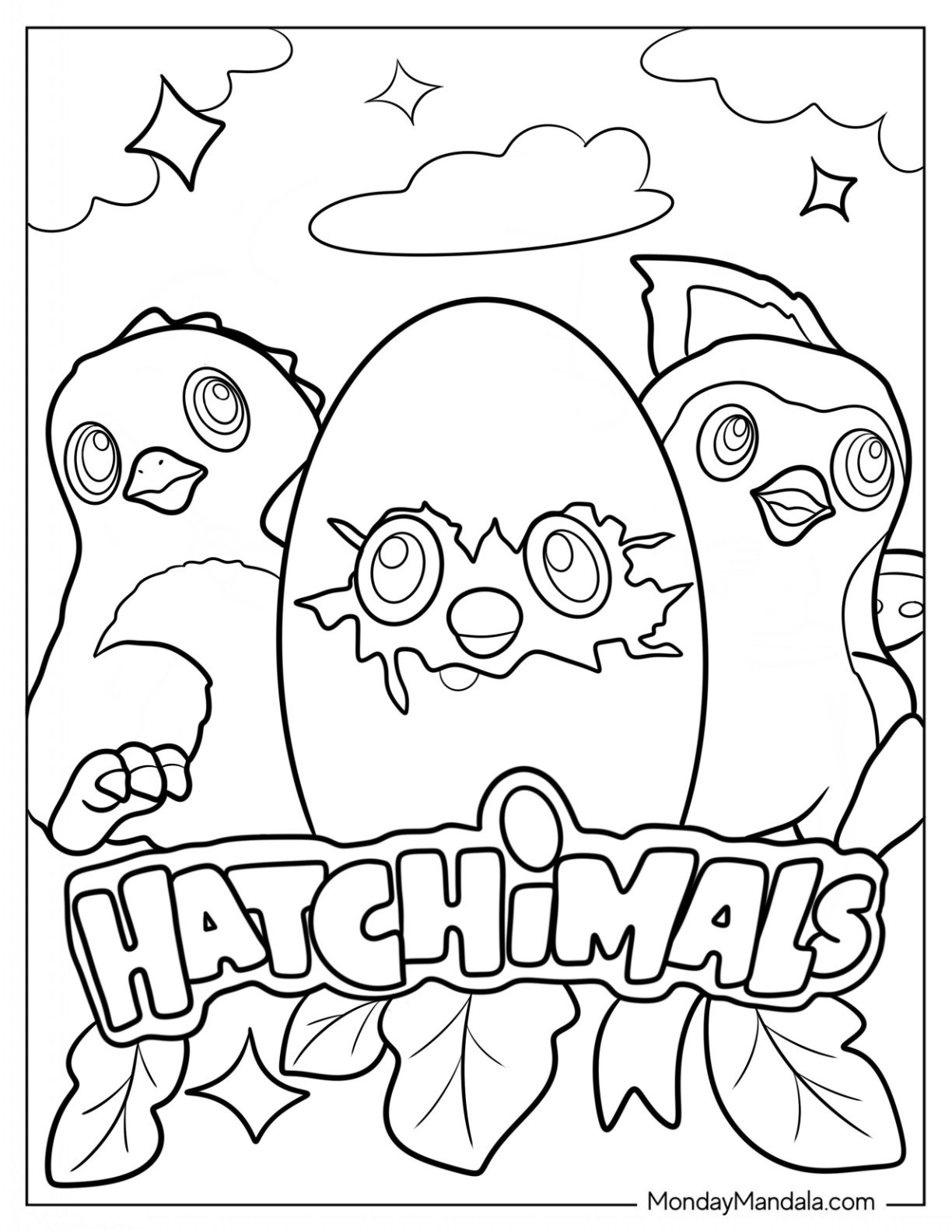 20 Hatchimals Coloring Pages Free PDF Printables 