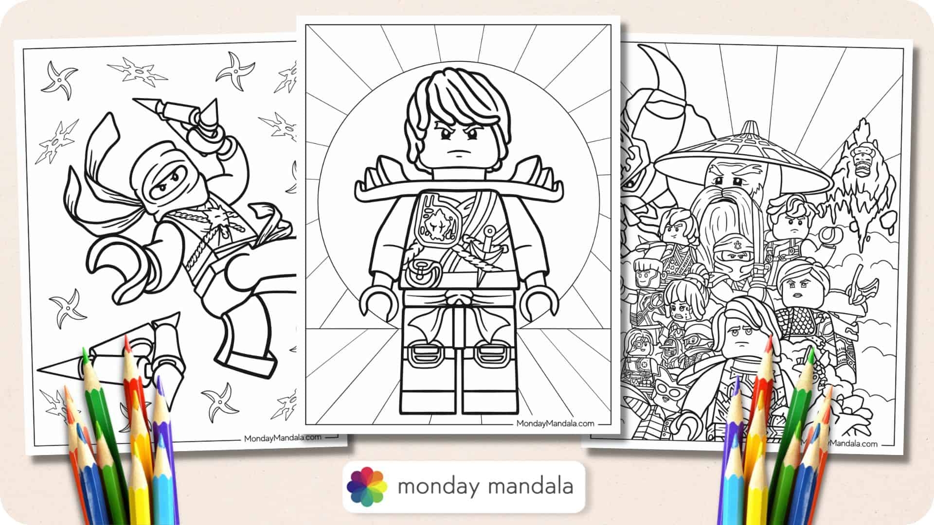 20 Lego Ninjago Coloring Pages Free PDF Printables 