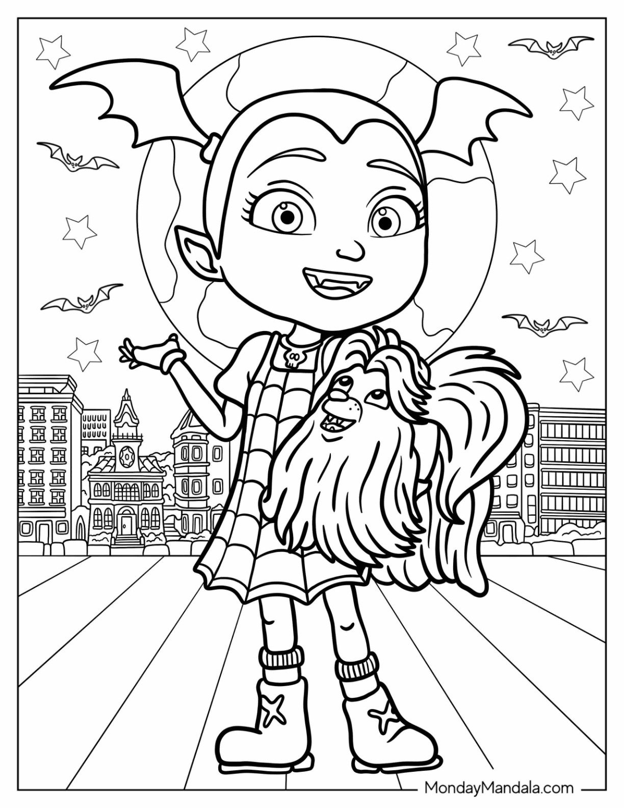 20 Vampirina Coloring Pages Free PDF Printables 