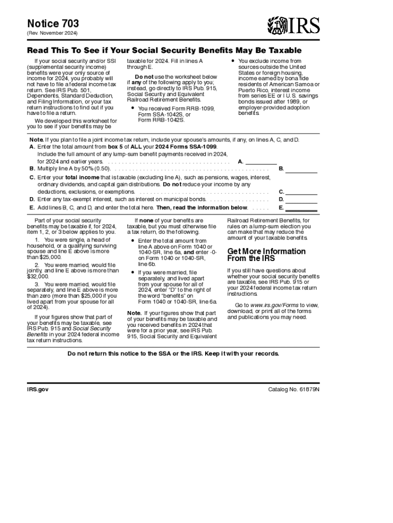 taxable social security worksheet 2024