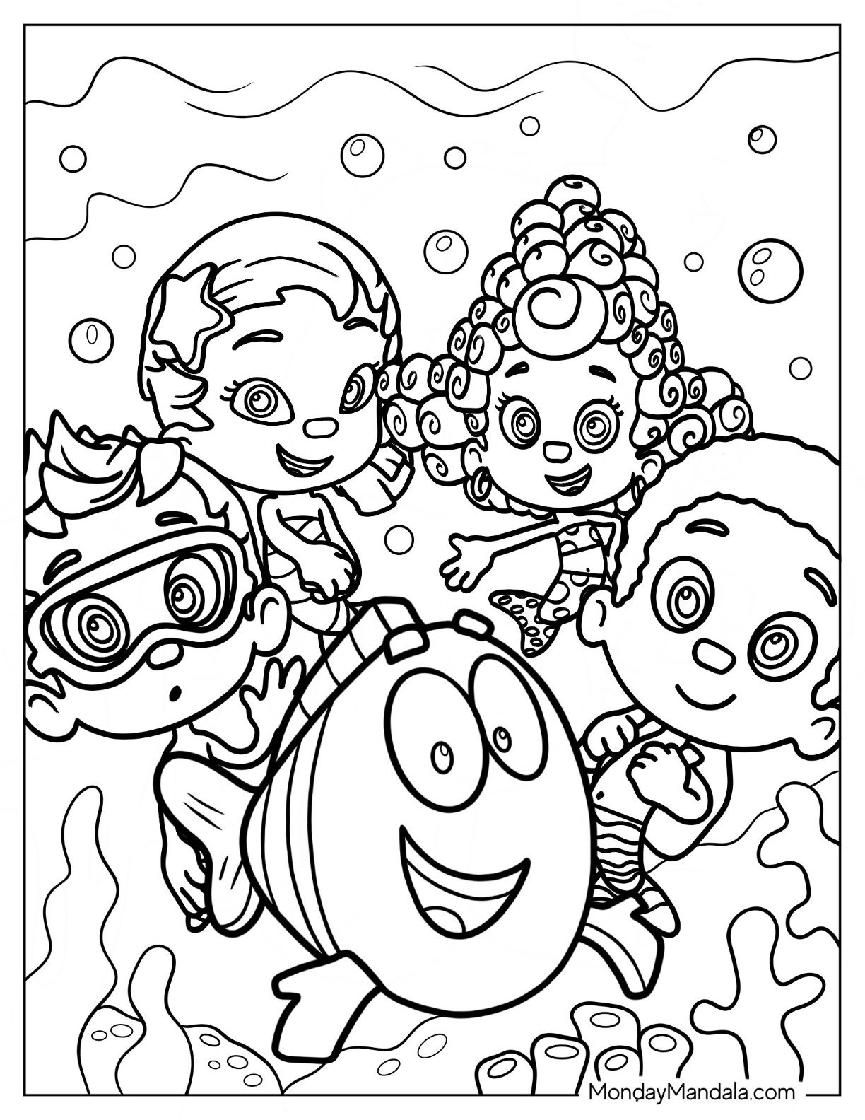 nick jr printable coloring pages