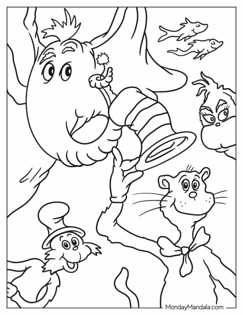 22 Dr Seuss Coloring Pages Free PDF Printables 22 Dr Seuss Coloring Pages Free PDF Printables