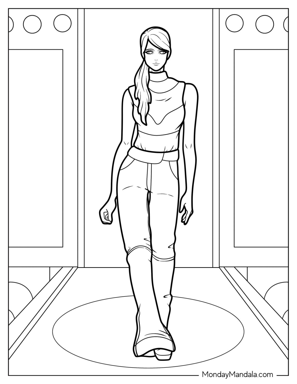 22 Fashion Coloring Pages Free PDF Printables 22 Fashion Coloring Pages Free PDF Printables