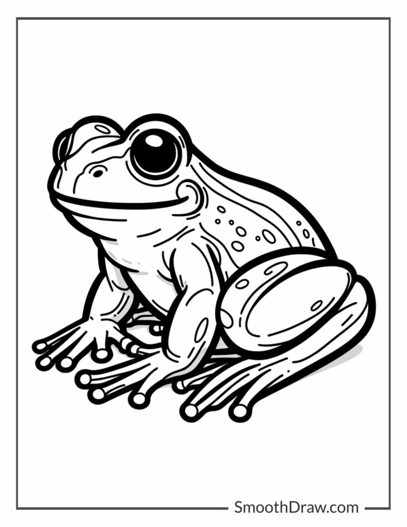 22 Frog Coloring Pages Printable PDF Pages 