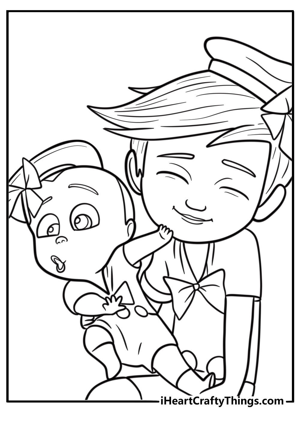 free printable coloring pages for boss baby