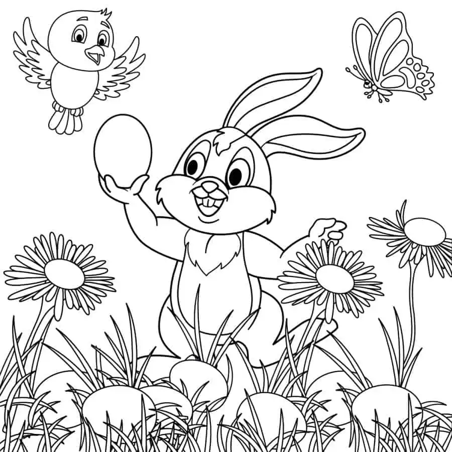 printable coloring pages easter