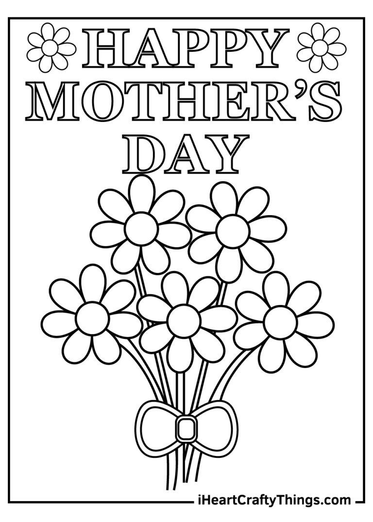 25 Mother s Day Coloring Pages 100 Free To Print PDFs 
