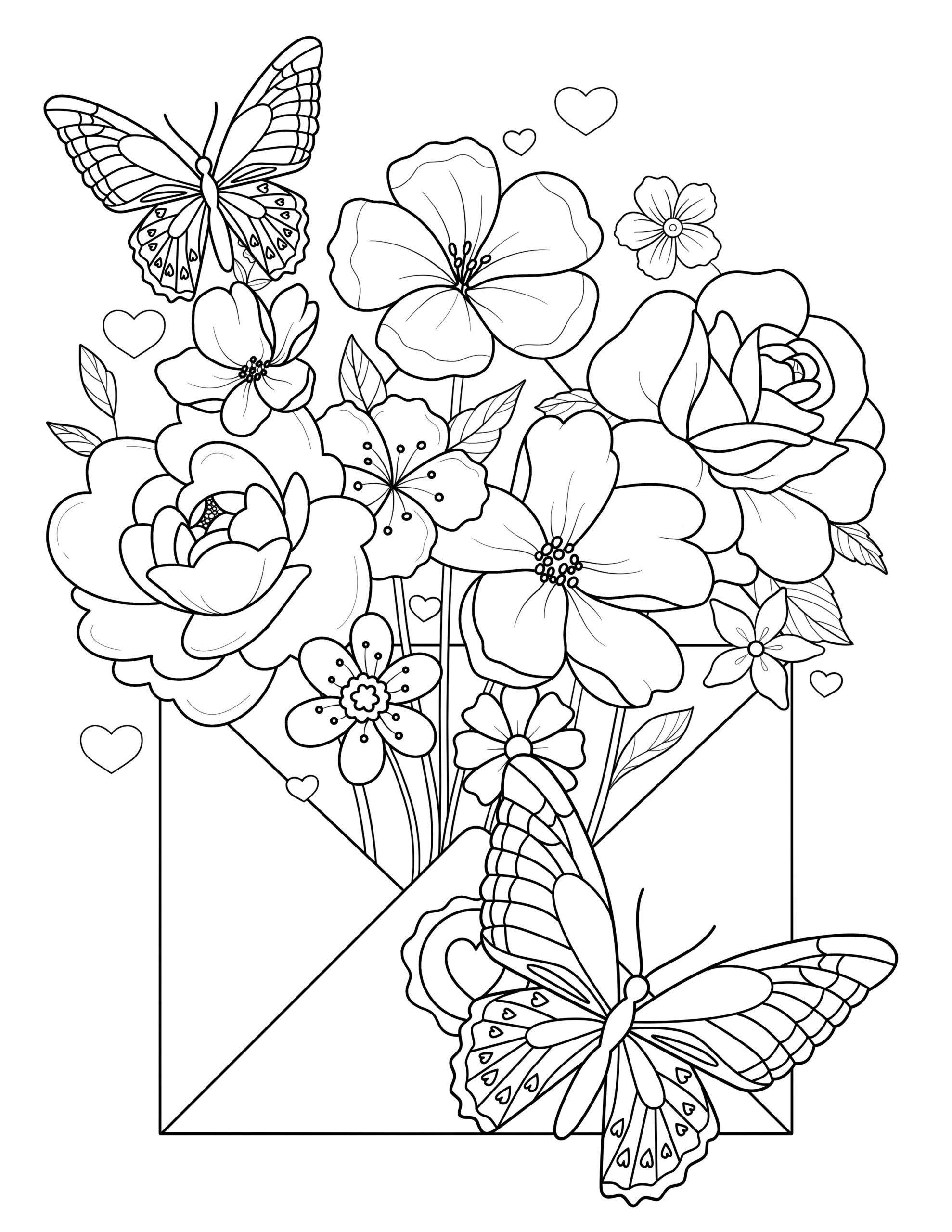 printable coloring pages for adults flowers printable coloring pages for adults flowers