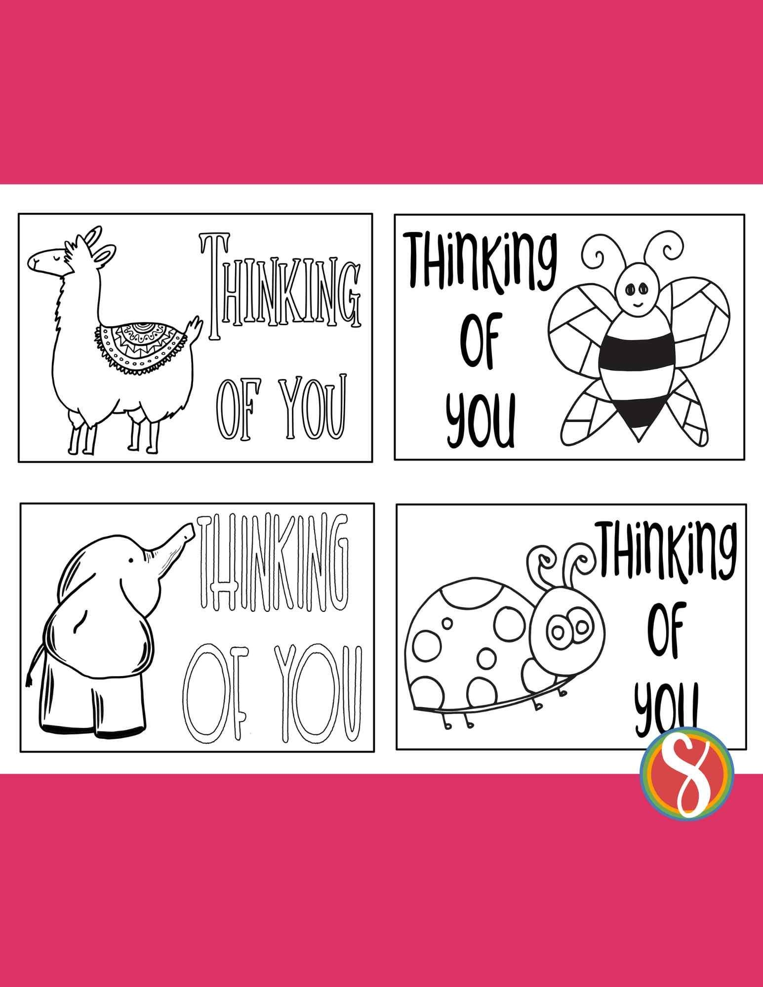 28 Free Thinking Of You Cards To Color Stevie Doodles 28 Free Thinking Of You Cards To Color Stevie Doodles
