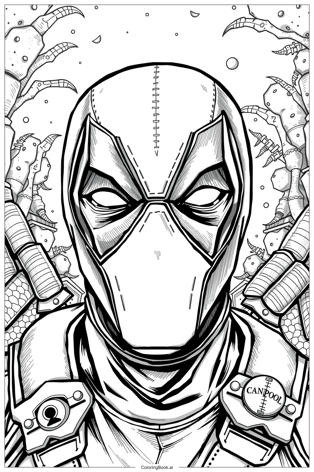 29 Deadpool Coloring Pages Free PDF PNG Printables 
