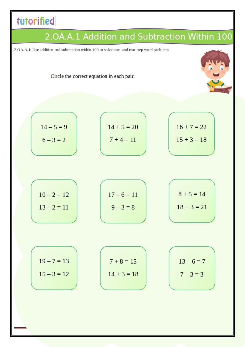 2nd grade math worksheets