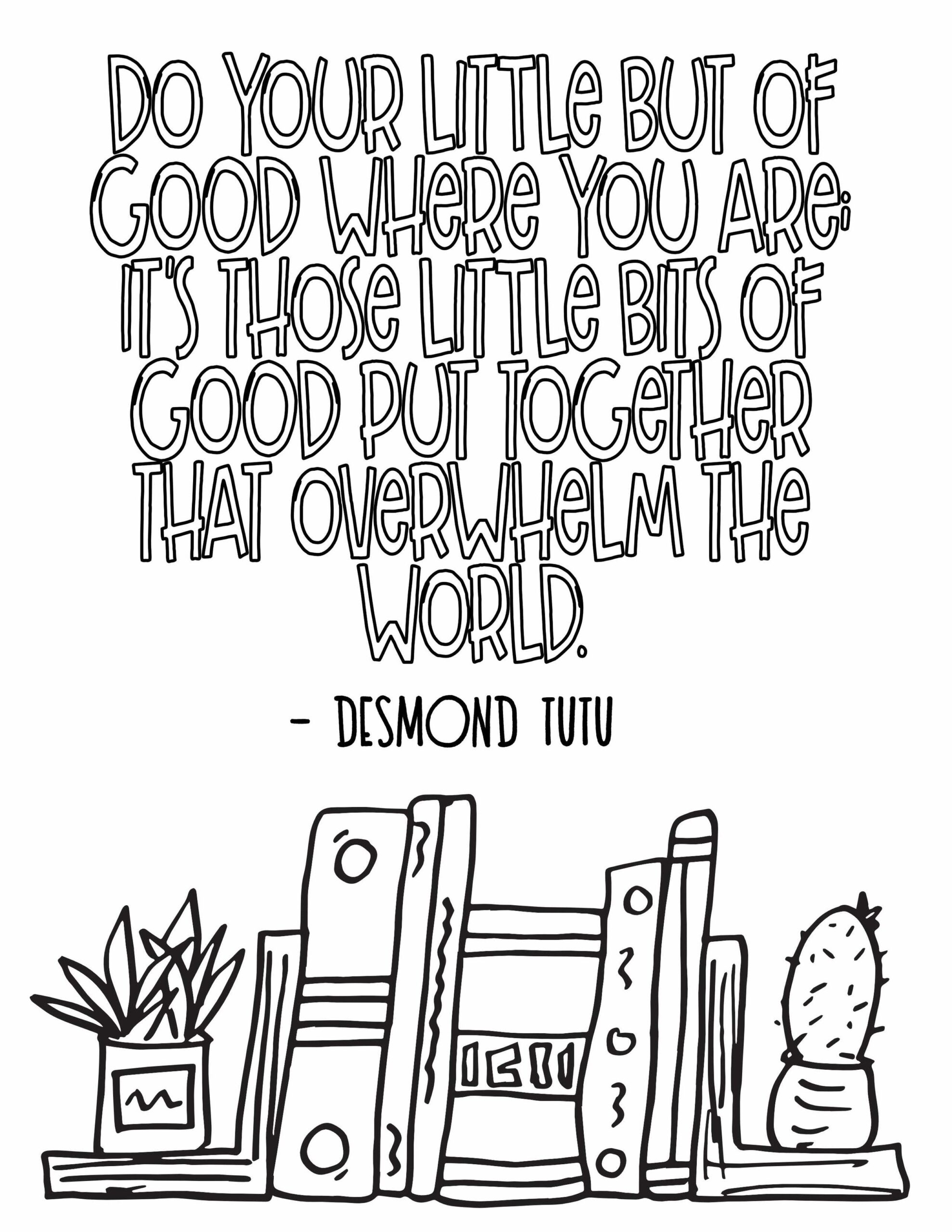 free printable inspirational quotes coloring pages