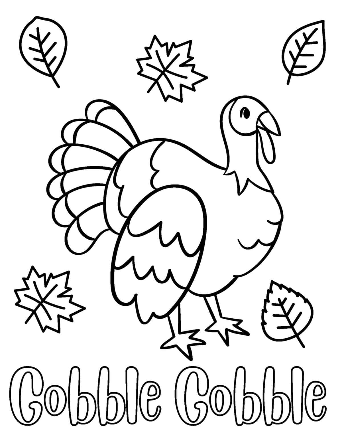 printable thanksgiving coloring pages