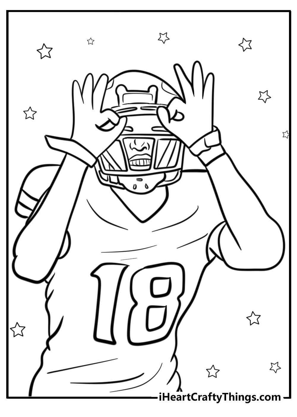 30 Justin Jefferson Coloring Pages For Kids Free To Print 
