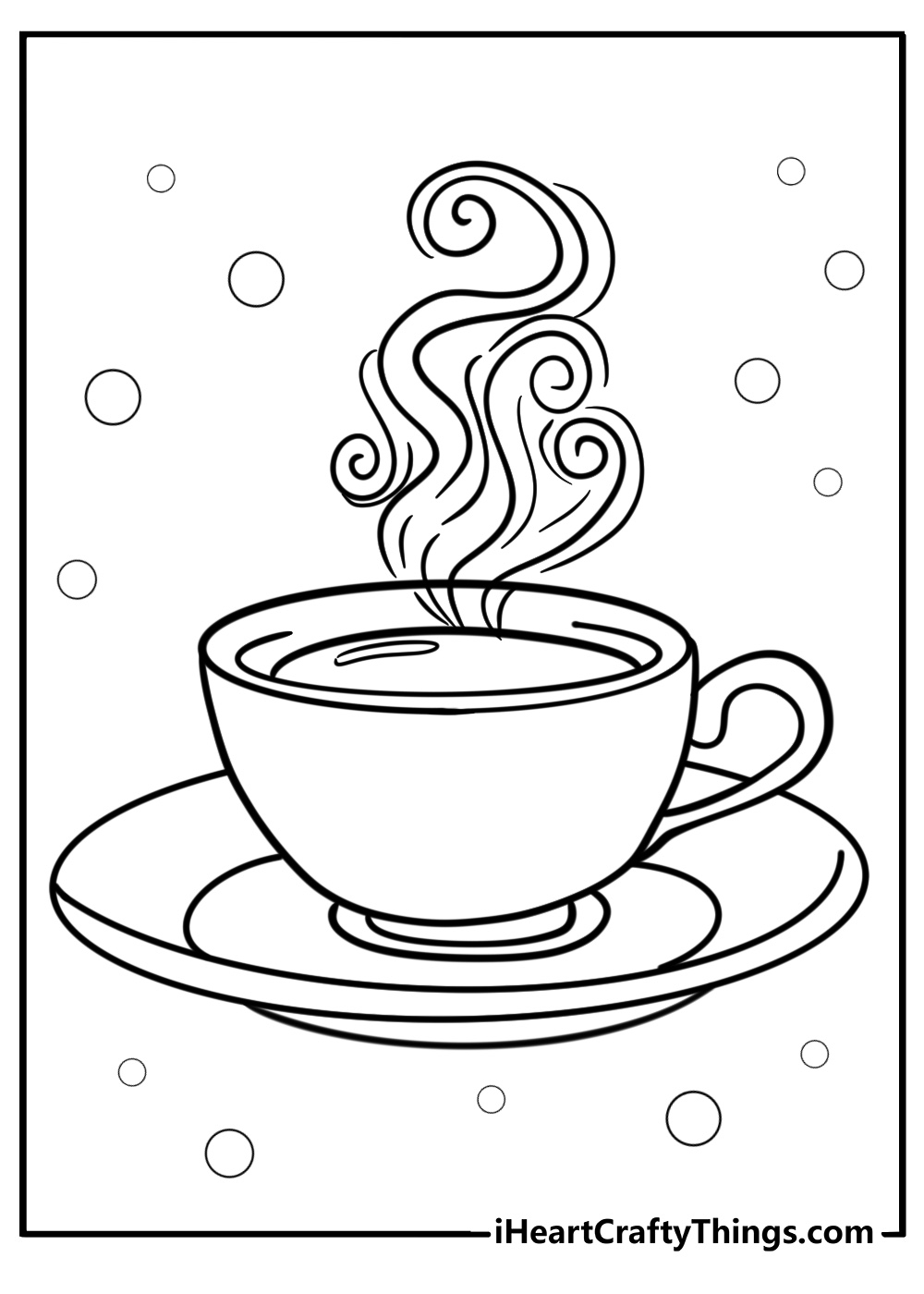 teacup coloring pages printable