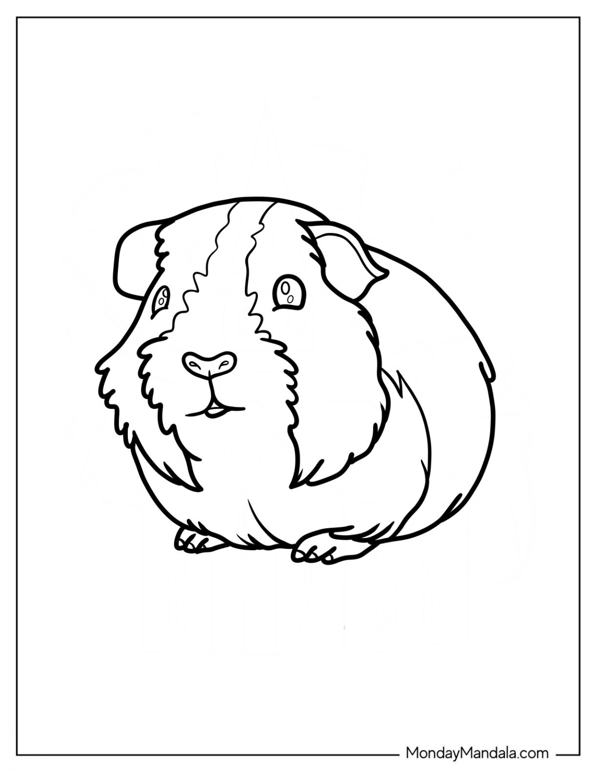 32 Guinea Pig Coloring Pages Free PDF Printables 32 Guinea Pig Coloring Pages Free PDF Printables