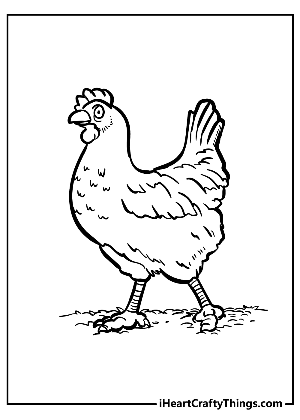 35 Chicken Coloring Pages 100 Free Printables 