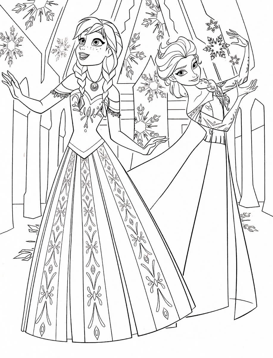35 Elsa Coloring Pages From Frozen For Kids Parade