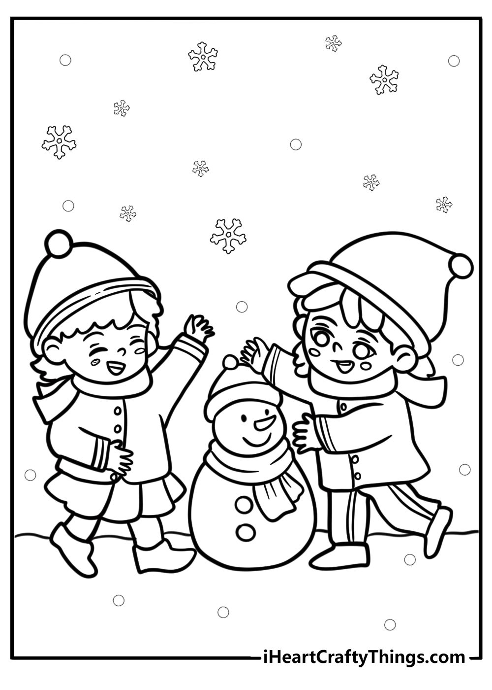 35 Winter Coloring Pages Printable Free PDFs For All Ages 