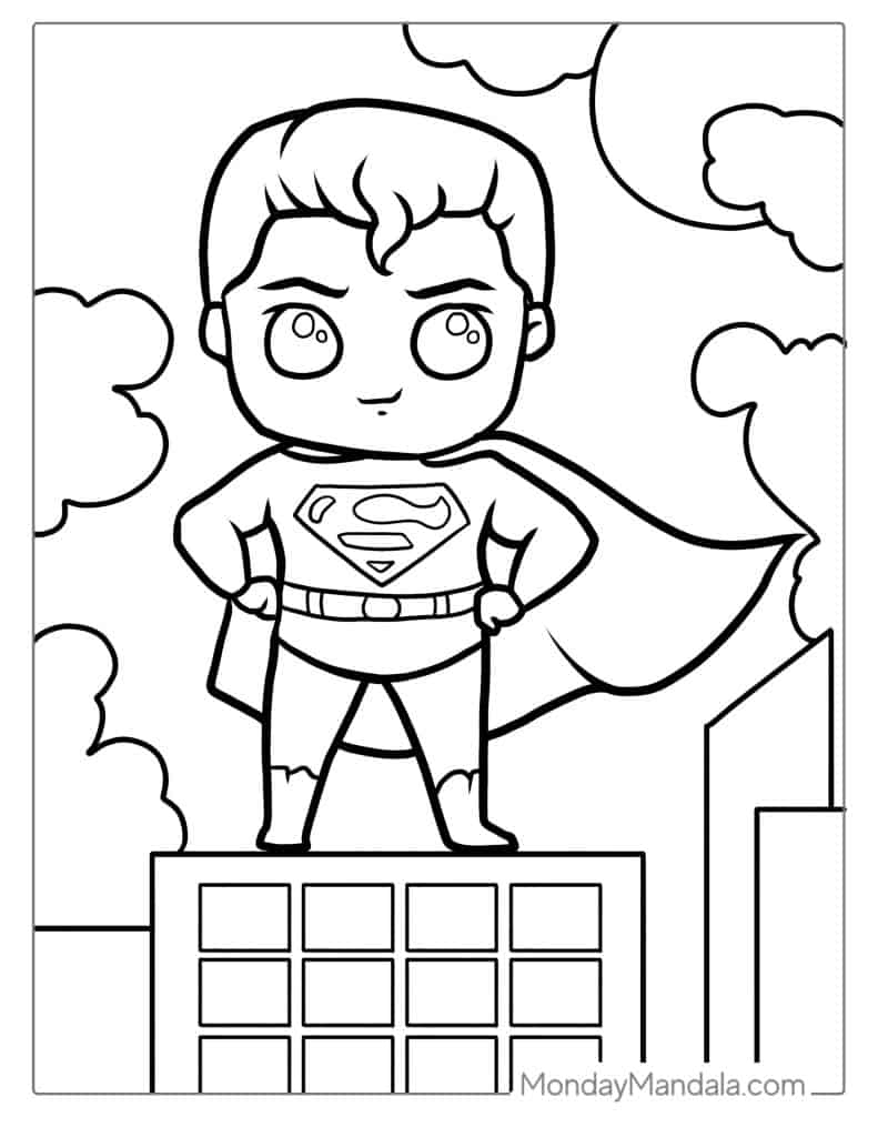 38 Superman Coloring Pages Free PDF Printables 