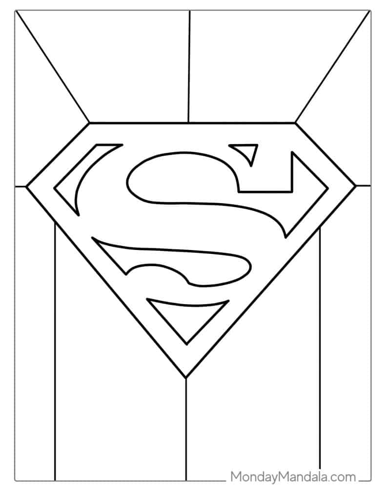 38 Superman Coloring Pages Free PDF Printables 