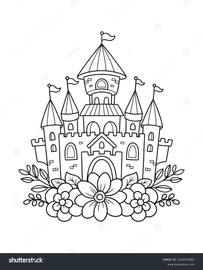 4 Thousand Cute Castle Outline Royalty Free Images Stock Photos Pictures Shutterstock
