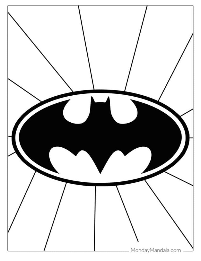 40 Batman Coloring Pages Free PDF Printables 