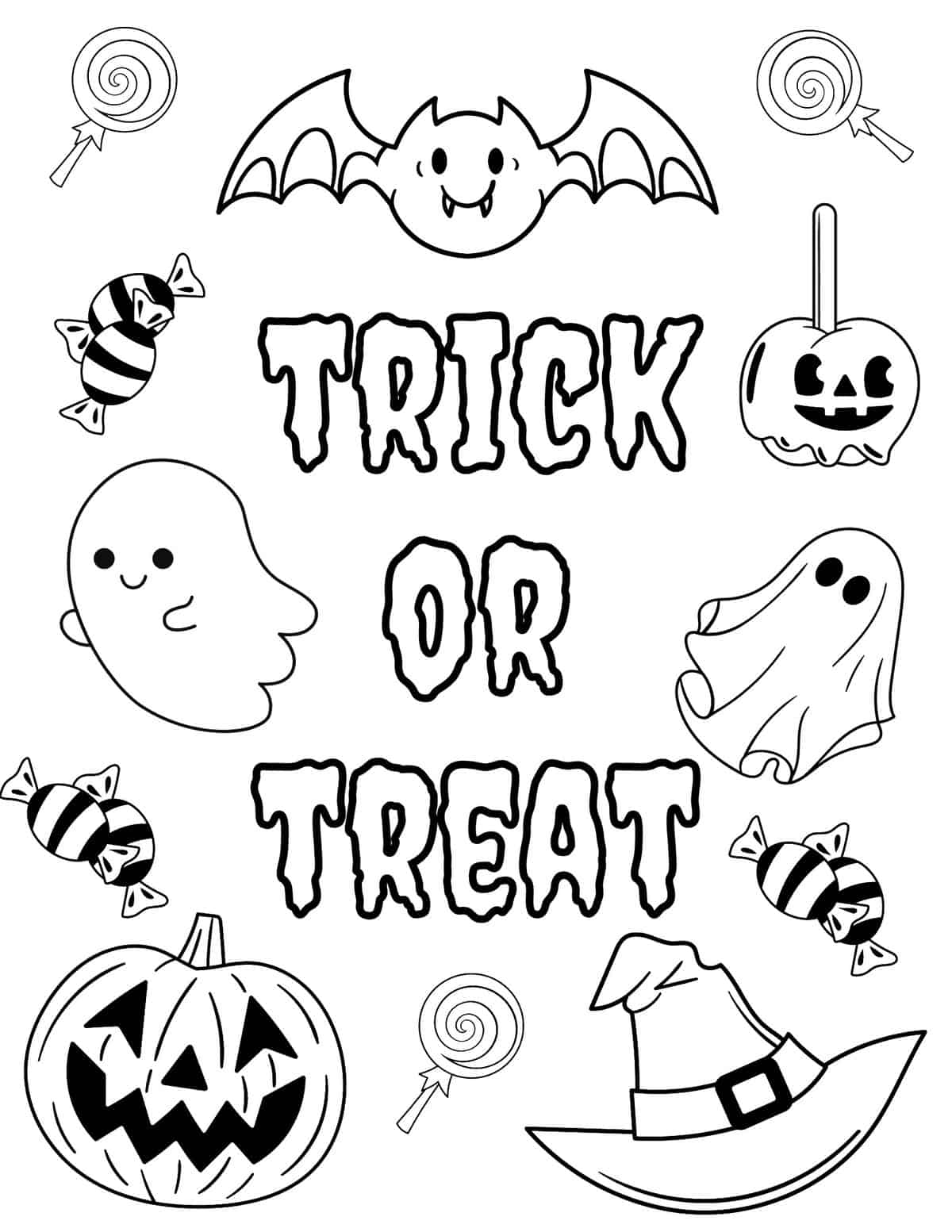 free printable halloween coloring pages for adults