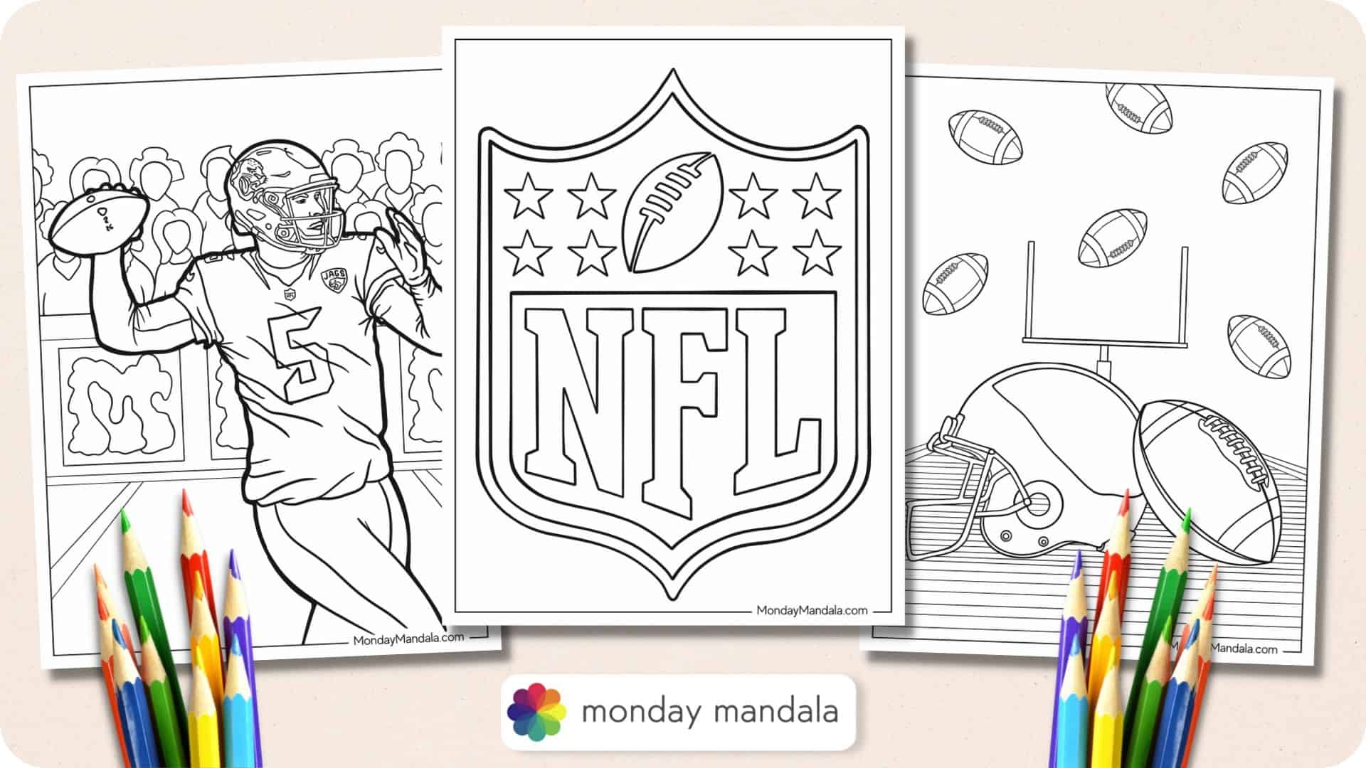 42 Football Coloring Pages Free PDF Printables 42 Football Coloring Pages Free PDF Printables