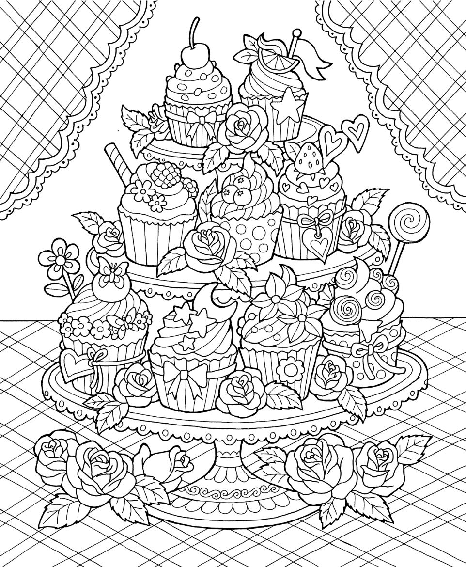 44 Crafts Coloring Pages Desserts Ideas Coloring Pages Coloring Books Adult Coloring Pages